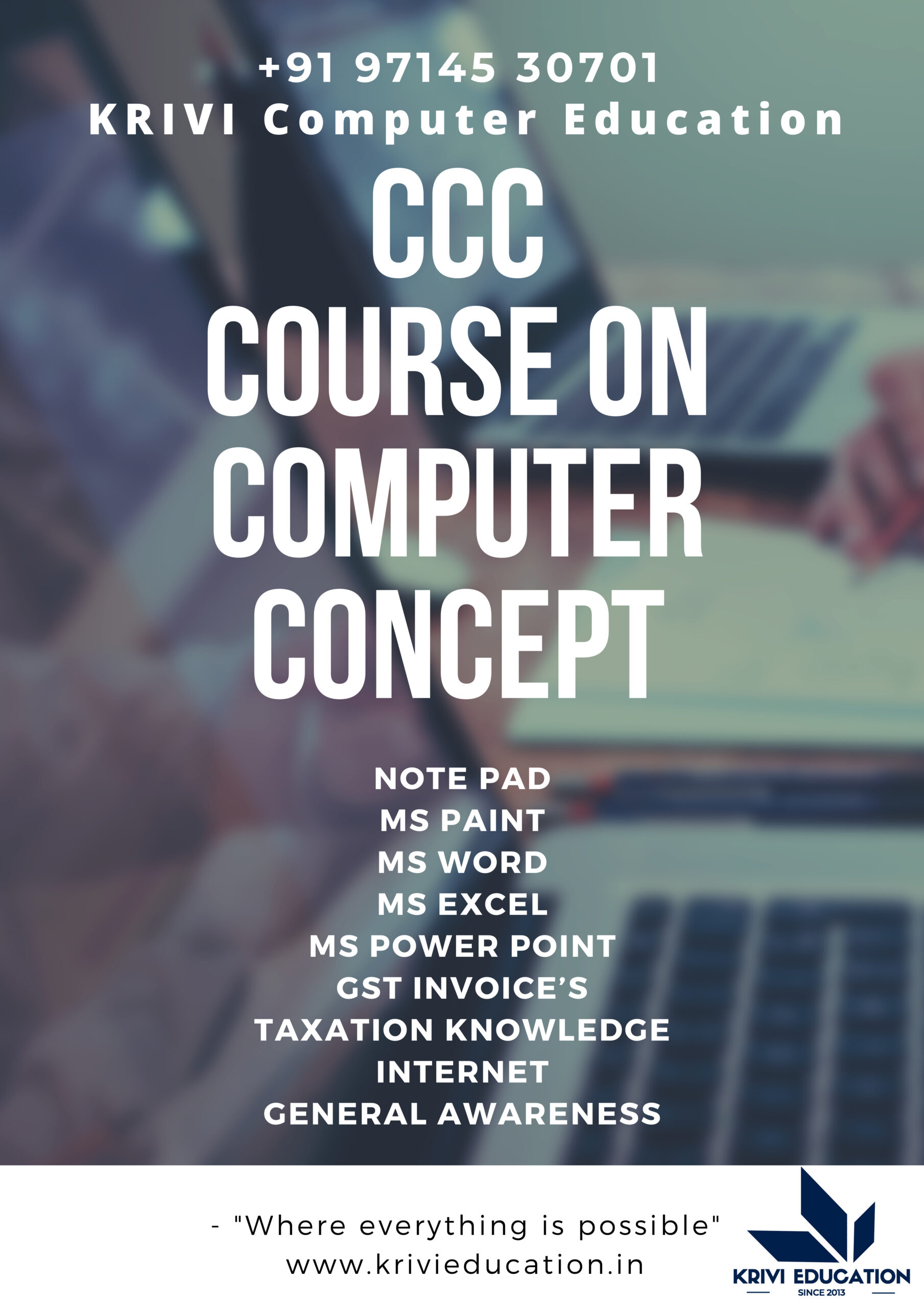 CCC : Course on Computer Concept